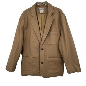 Duluth Trading jacket blazer men's 2XL tall firehose presentation heavy canvas